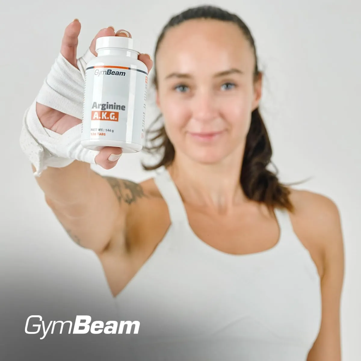 GymBeam L-Arginin Kapseln 120 Tabs 3000 mg AKG