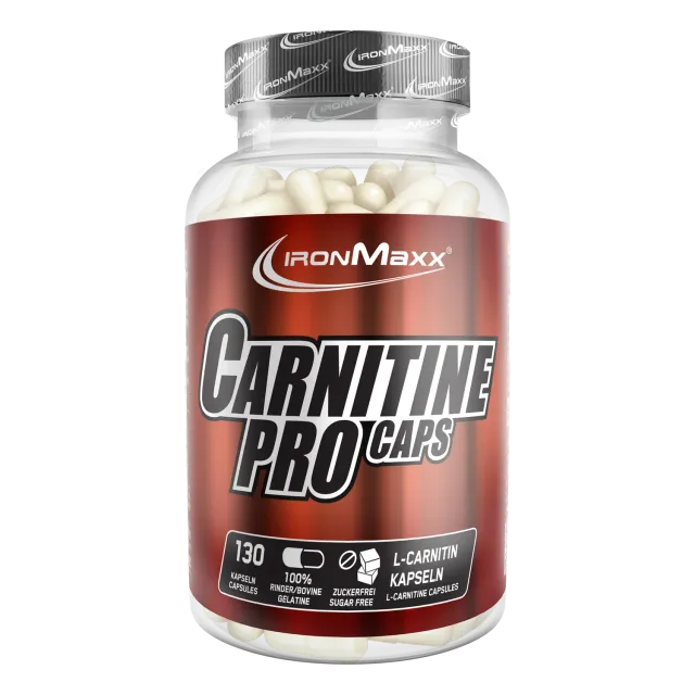 IronMaxx Carnitine Pro L-Carnitin Kapseln 130 Stück hochdosiert