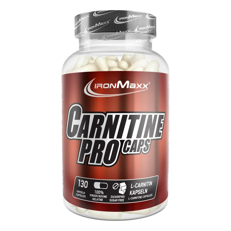 IronMaxx Carnitine Pro L-Carnitin Kapseln 130 Stück hochdosiert