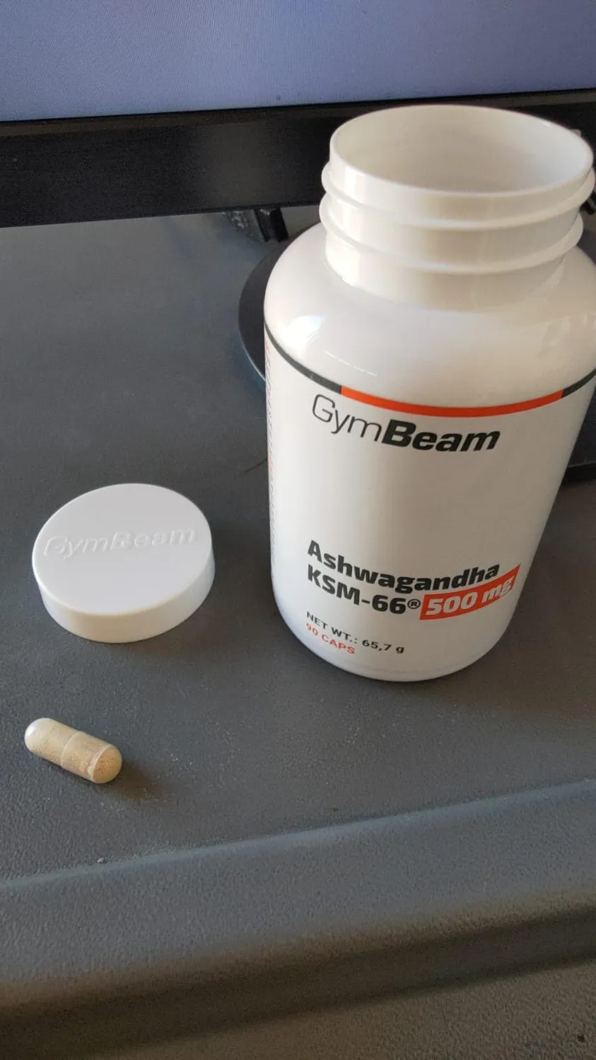 GymBeam Ashwagandha KSM-66 Kapseln 500mg 90 Caps hochdosiert