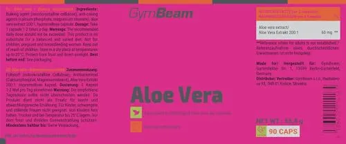 GymBeam Aloe Vera Kapseln 90 Stück vegan