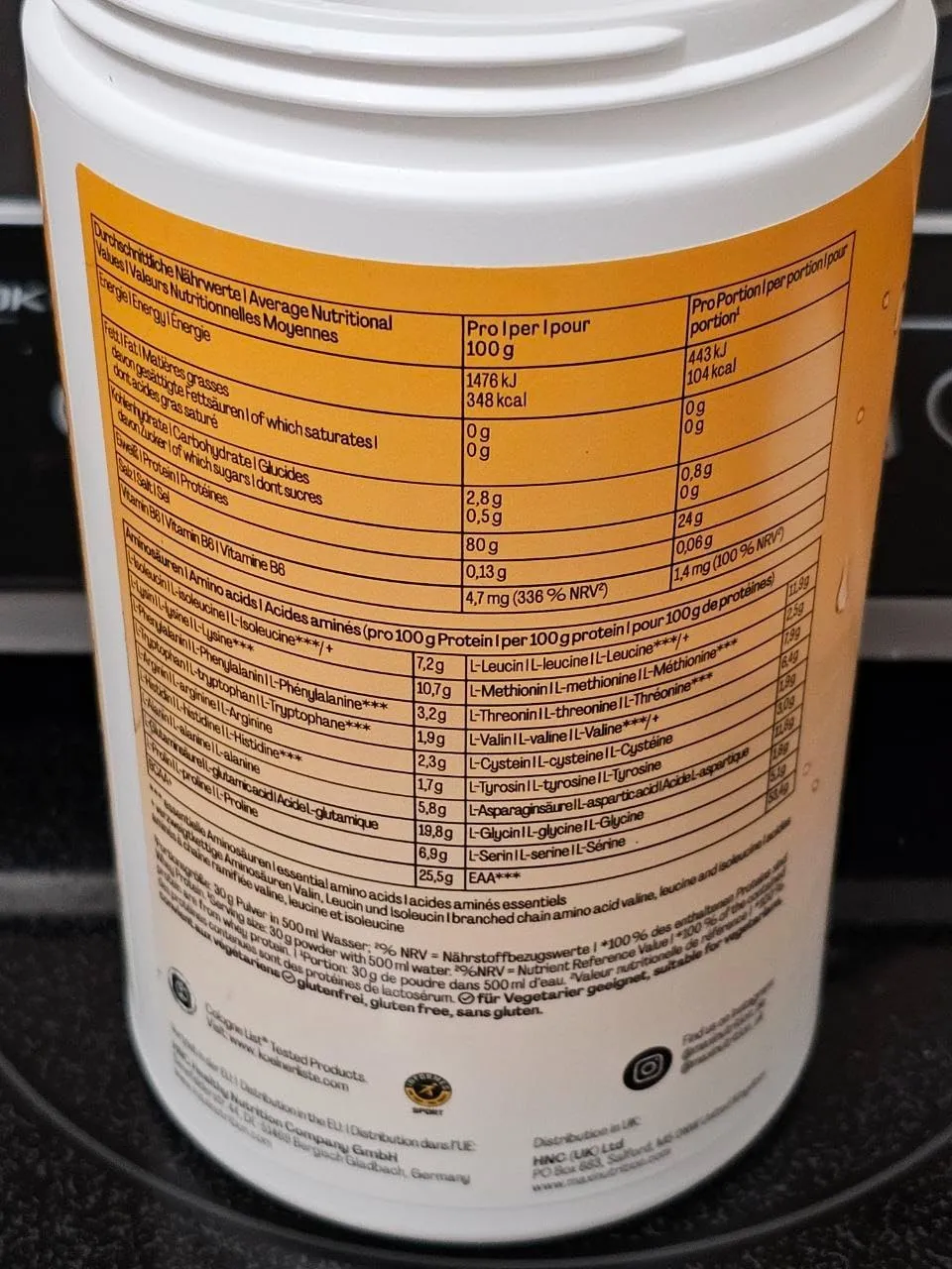 MaxiNutrition MaxClear Lemon Ice Tea Clear Whey 420g 24g Protein