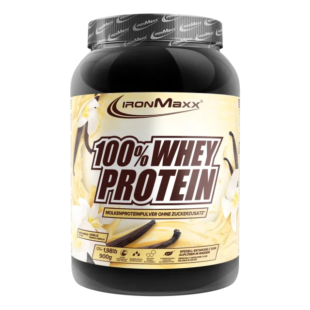 IronMaxx 100% Whey Protein Pulver 900g French Vanilla