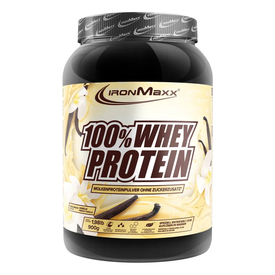 IronMaxx 100% Whey Protein Pulver 900g French Vanilla