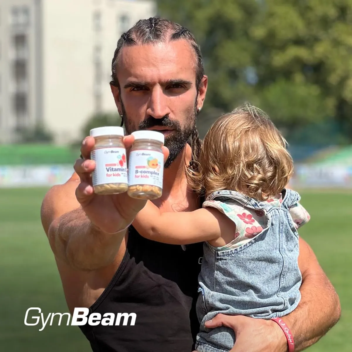 GymBeam B-Komplex Kautabletten Kinder 120 Stück
