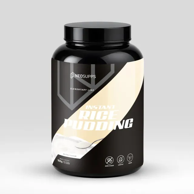 Neosupps Instant Rice Pudding Reispudding Neutral 1600g 100% Reismehl