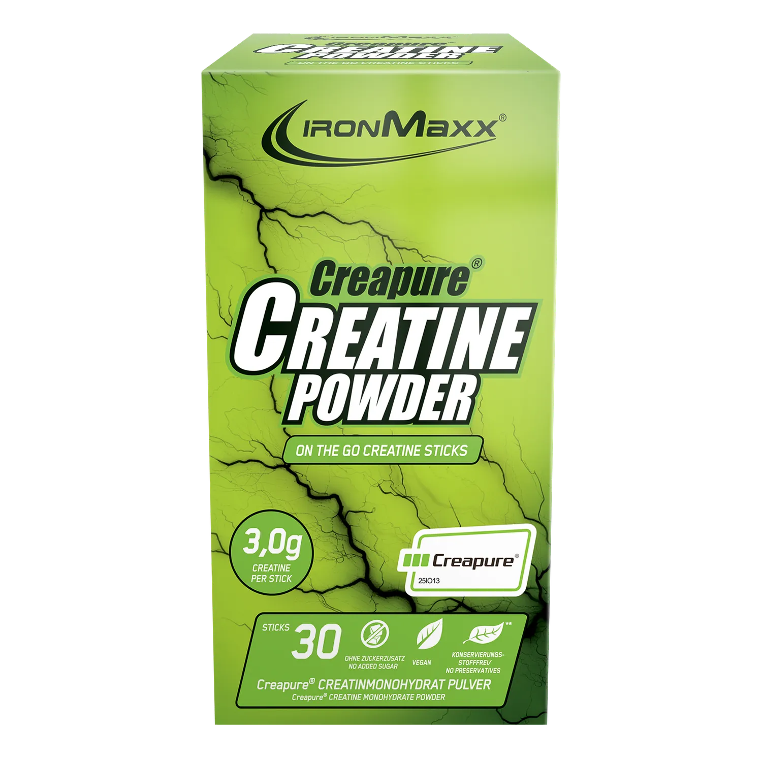 IronMaxx Creatine Creapure Sticks Kreatin 30x3,4g