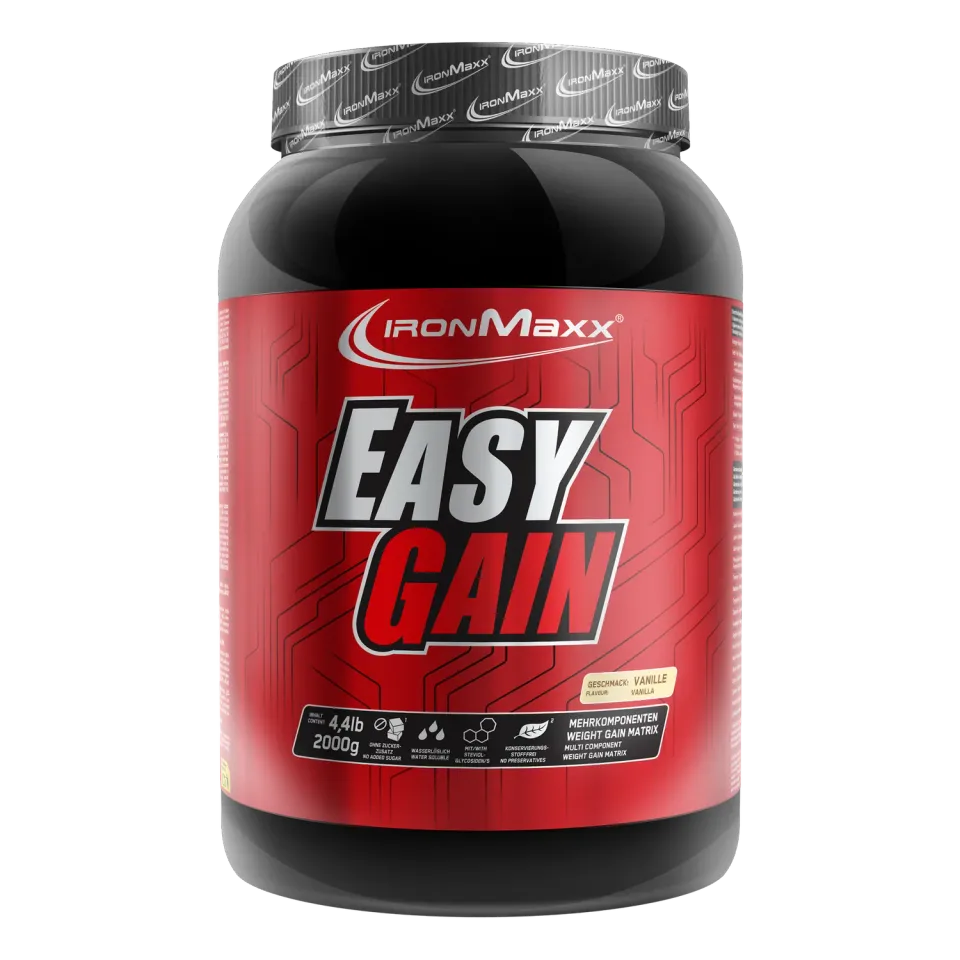 IronMaxx Easy Gain Weight Gainer Vanille 2000g ohne Zuckerzusatz