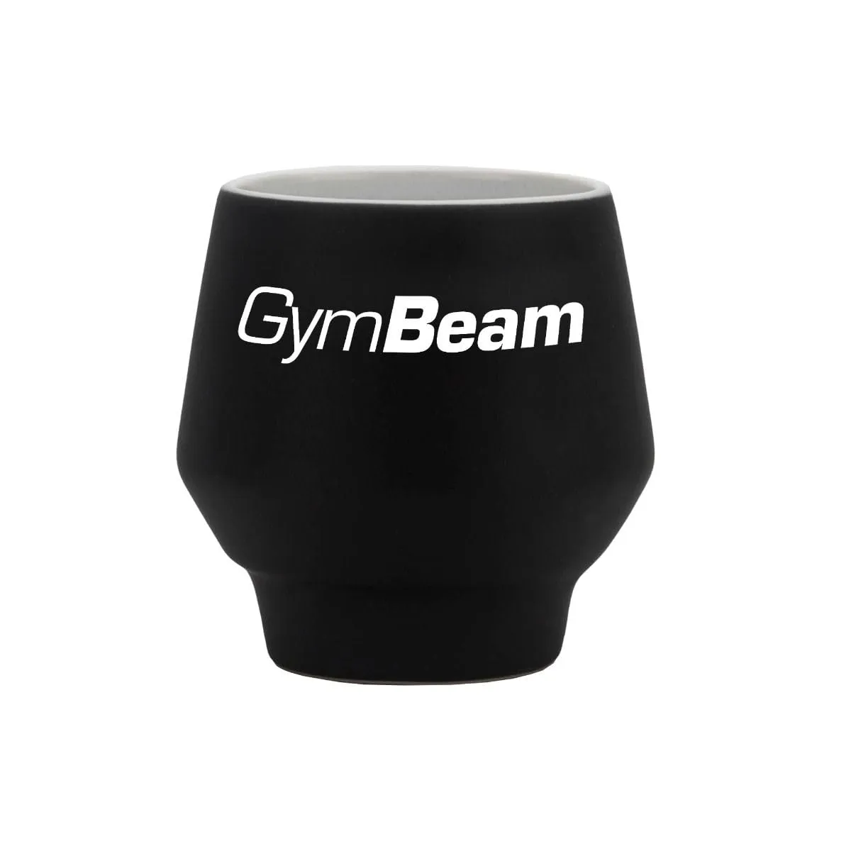 GymBeam Cappuccino Tasse Keramiktasse mit Untertasse matt