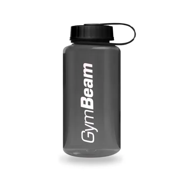 GymBeam Sportflasche Trinkflasche Grau 1000 ml BPA-frei