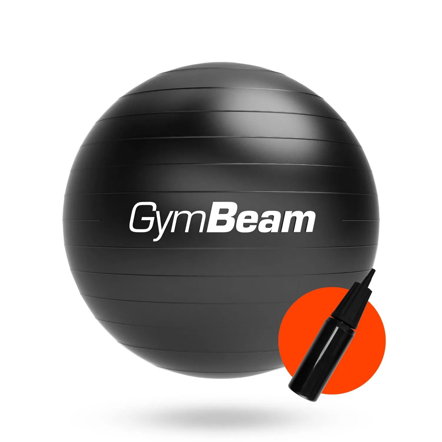 GymBeam Gymnastikball 85cm Sitzball Blau mit Pumpe