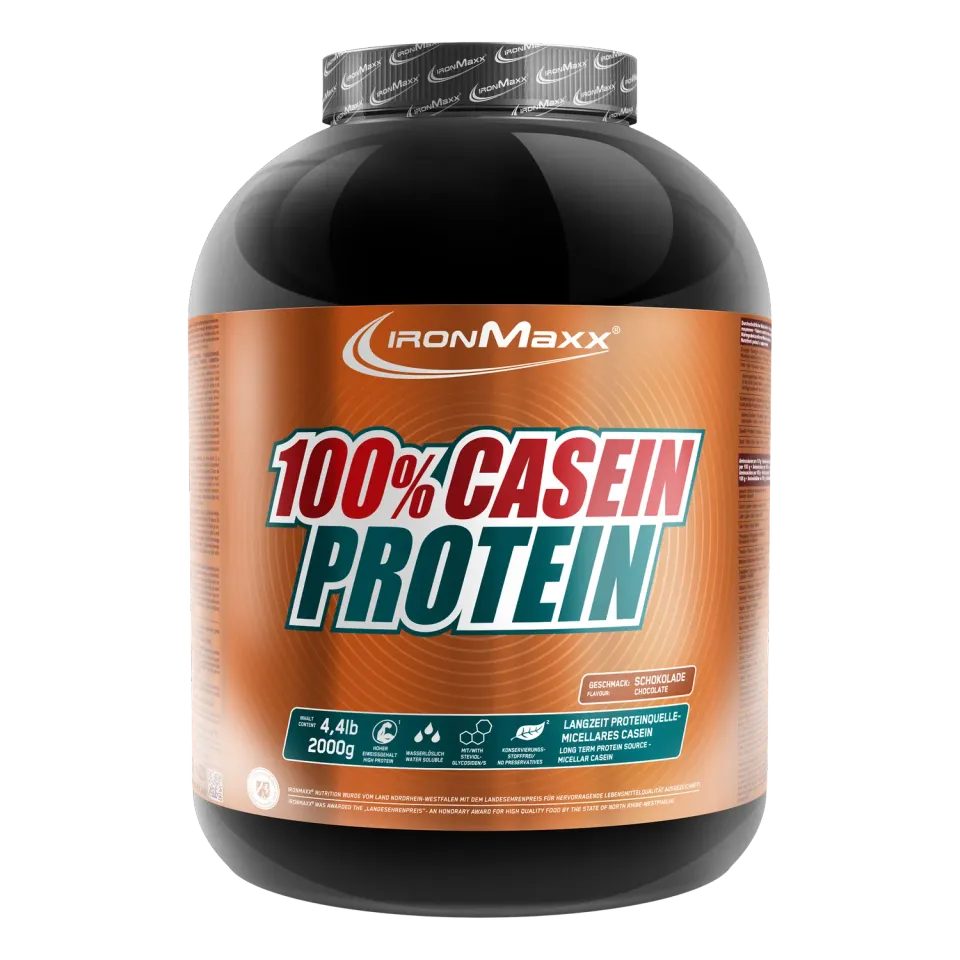 IronMaxx 100% Casein Protein Pulver Schokolade 2000g Slow Release