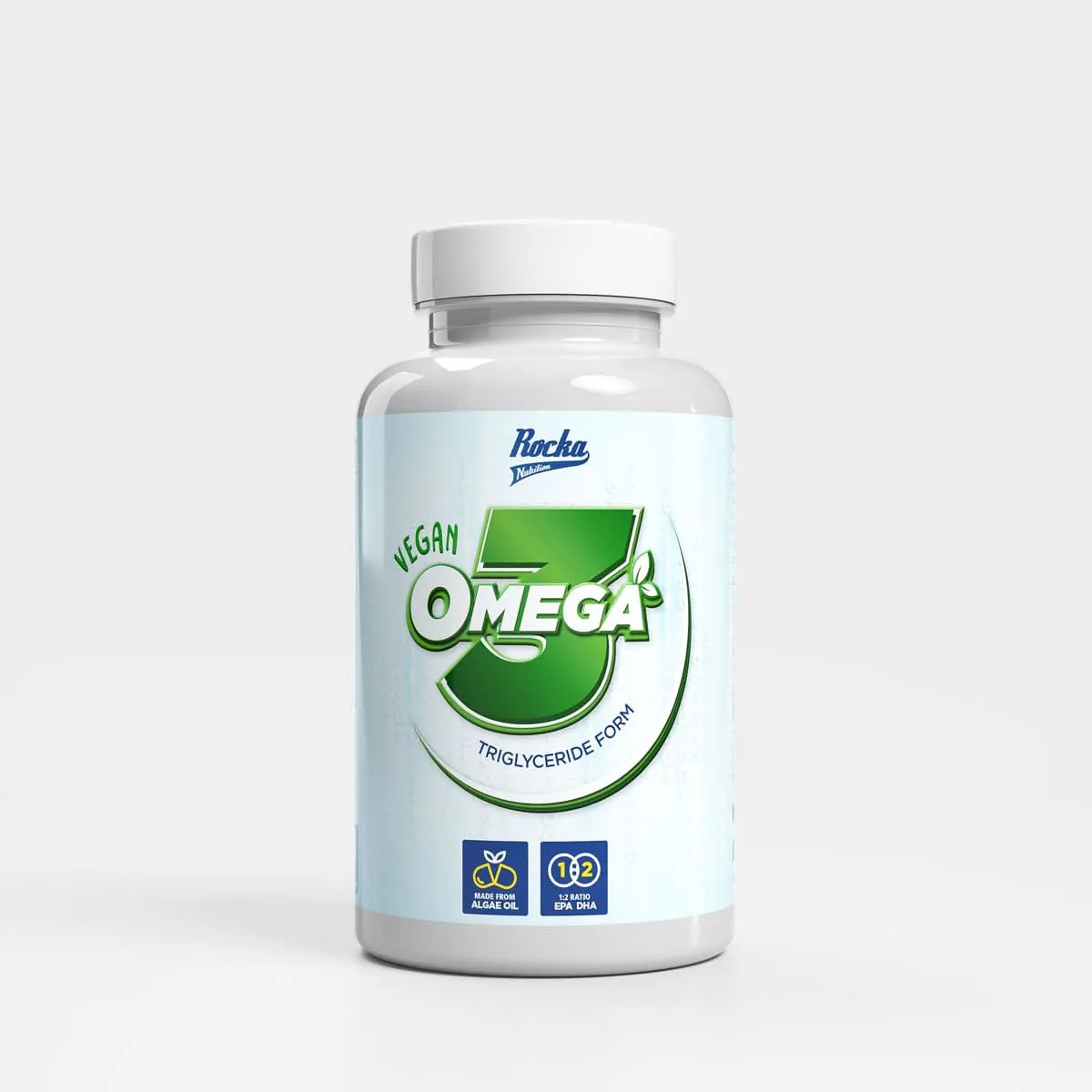 Rocka Nutrition Vegan Omega 3 Kapseln Pure Neutral 60 Stk Algenöl