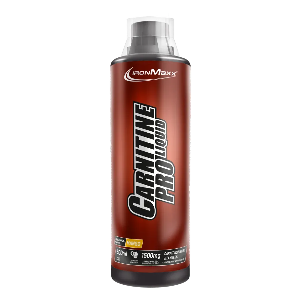 IronMaxx Carnitin Pro Liquid Mango 500ml vegan