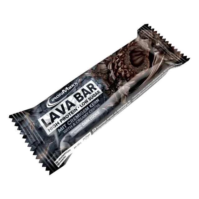 IronMaxx Lava Bar Proteinriegel Dark Cookie 40g Low Sugar