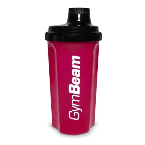 GymBeam Shaker 500 ml Rot mit Sieb bruchfest