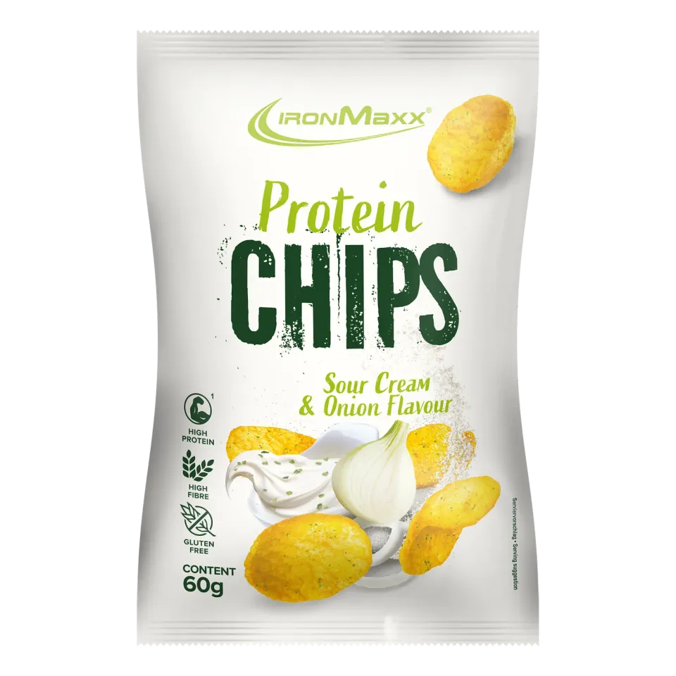 IronMaxx Protein Chips 3.0 60g Sour Cream Onion gebacken
