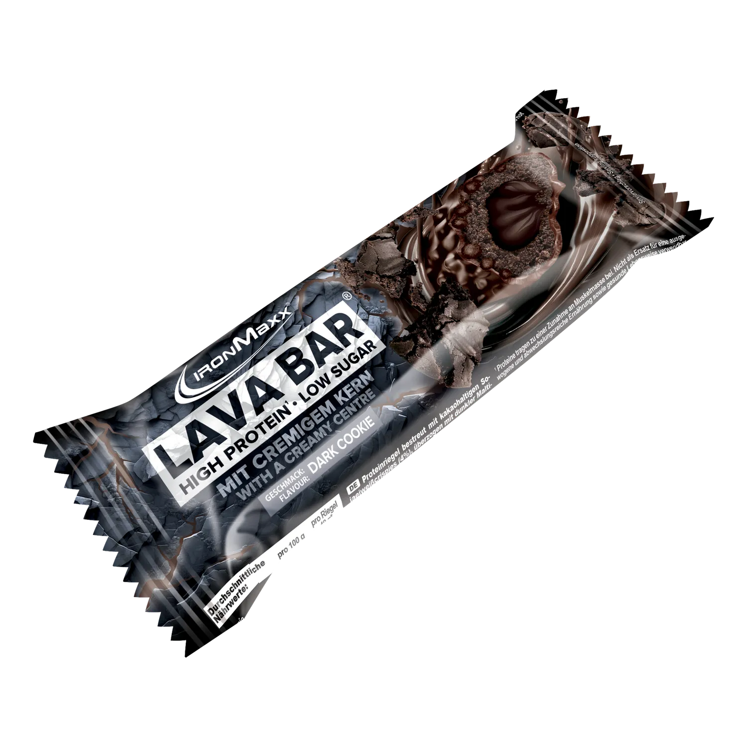 IronMaxx Lava Bar Proteinriegel 18x40g Dark Cookie High Protein