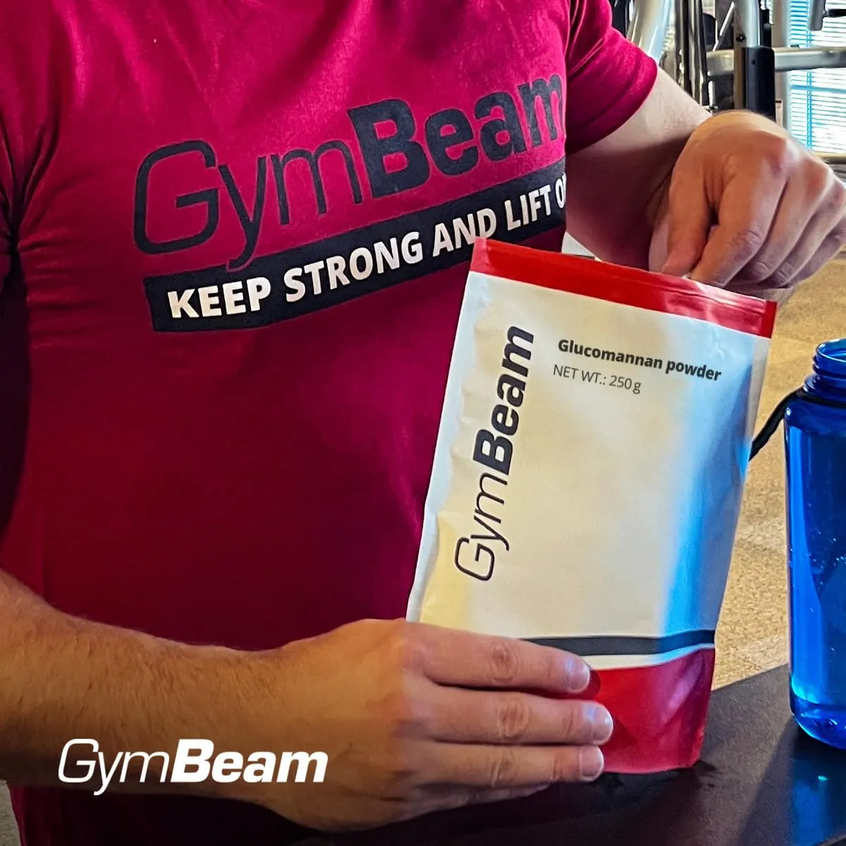 GymBeam Glucomannan Pulver 250g Konjak Ballaststoff