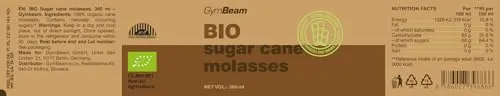 GymBeam Bio Zuckerrohrmelasse 360 ml vegan