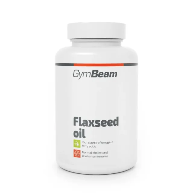 GymBeam Leinöl Kapseln 90 Caps Omega 3-6-9
