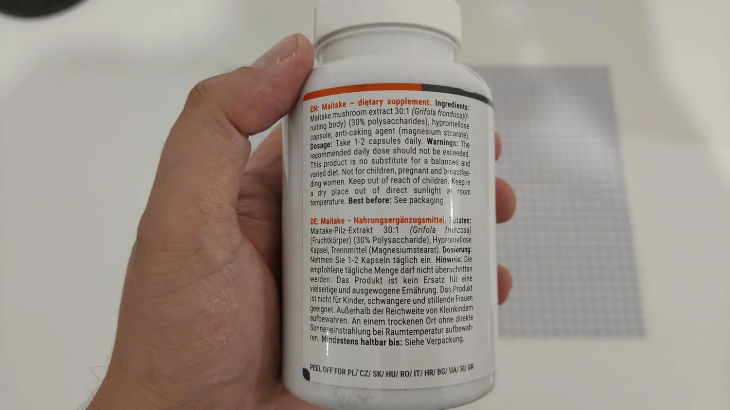 GymBeam Maitake Kapseln Grifola Frondosa Polysaccharide