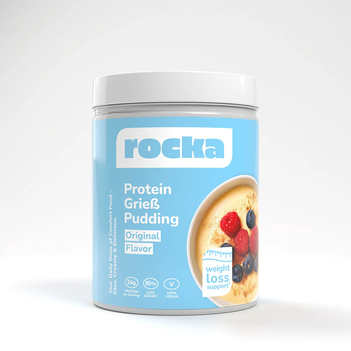 Rocka Protein Grieß Pudding 900g Original proteinreich