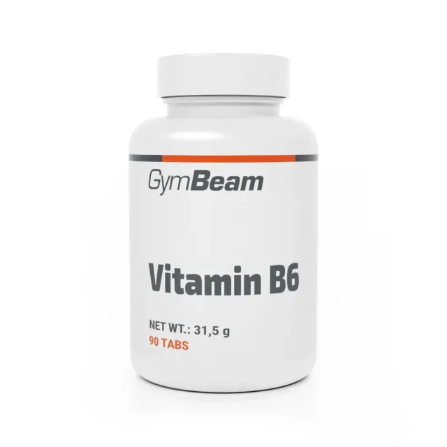 GymBeam Vitamin B6 Kapseln 90 Stück für Nerven