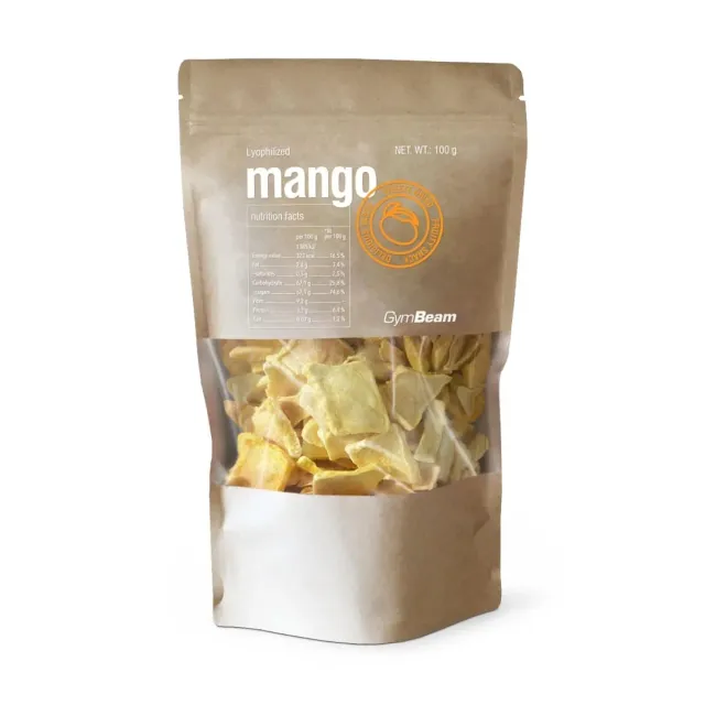 GymBeam Mango gefriergetrocknet 100 g ohne Zucker