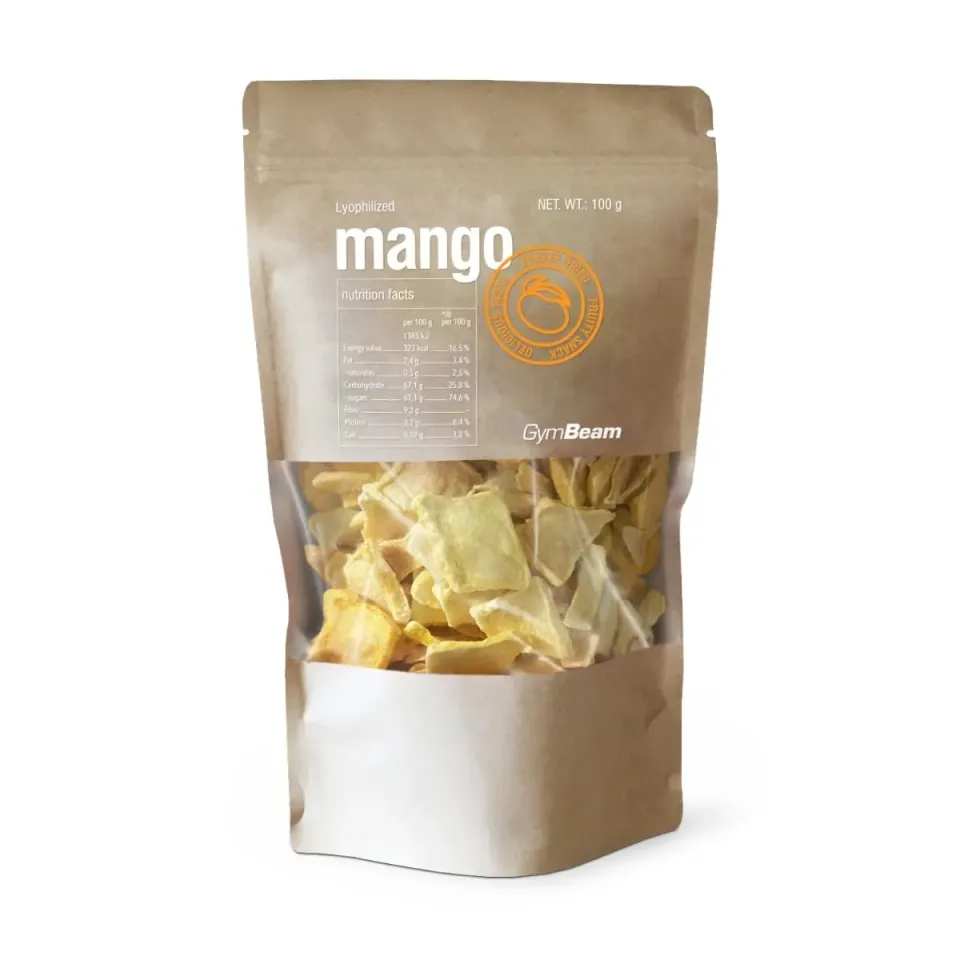 GymBeam Mango gefriergetrocknet 100 g ohne Zucker
