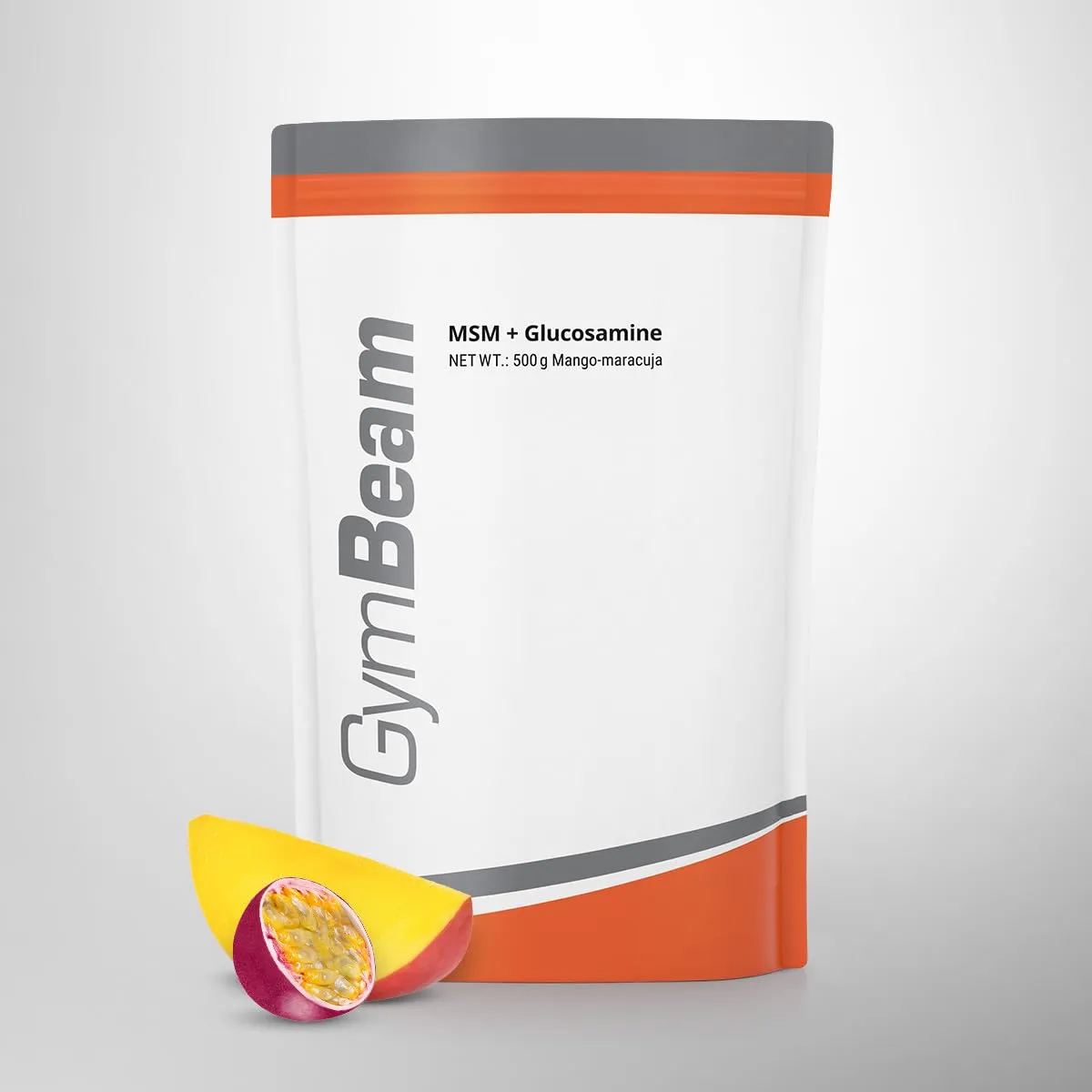 GymBeam Gelenknahrung MSM Glucosamin Pulver Mango-Maracuja 500 g