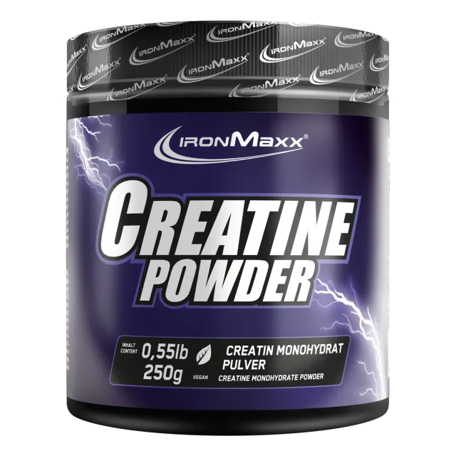 IronMaxx Creatine Powder Monohydrat 250g vegan geschmacksneutral