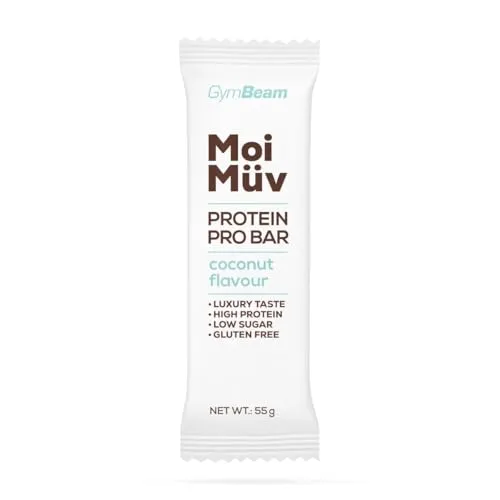 GymBeam MoiMüv Proteinriegel 55 g Cookie Teig