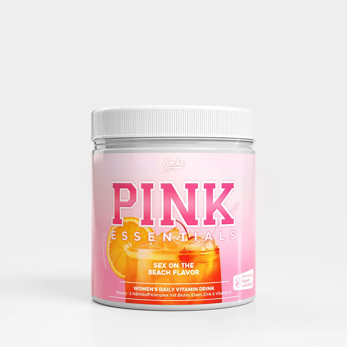 Rocka Pink Essentials Vitamindrink 480g zuckerfrei