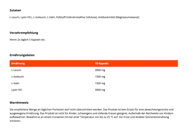 GymBeam BCAA + Lysin 900 Aminosäuren 300 Tabs