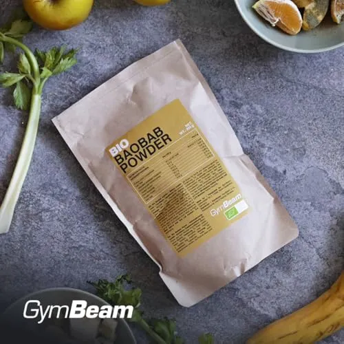 GymBeam Baobab Pulver BIO 200g ballaststoffreich