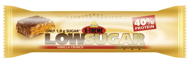 Inkospor X-Treme Low Sugar Riegel Vanilla Crunch 24x65g