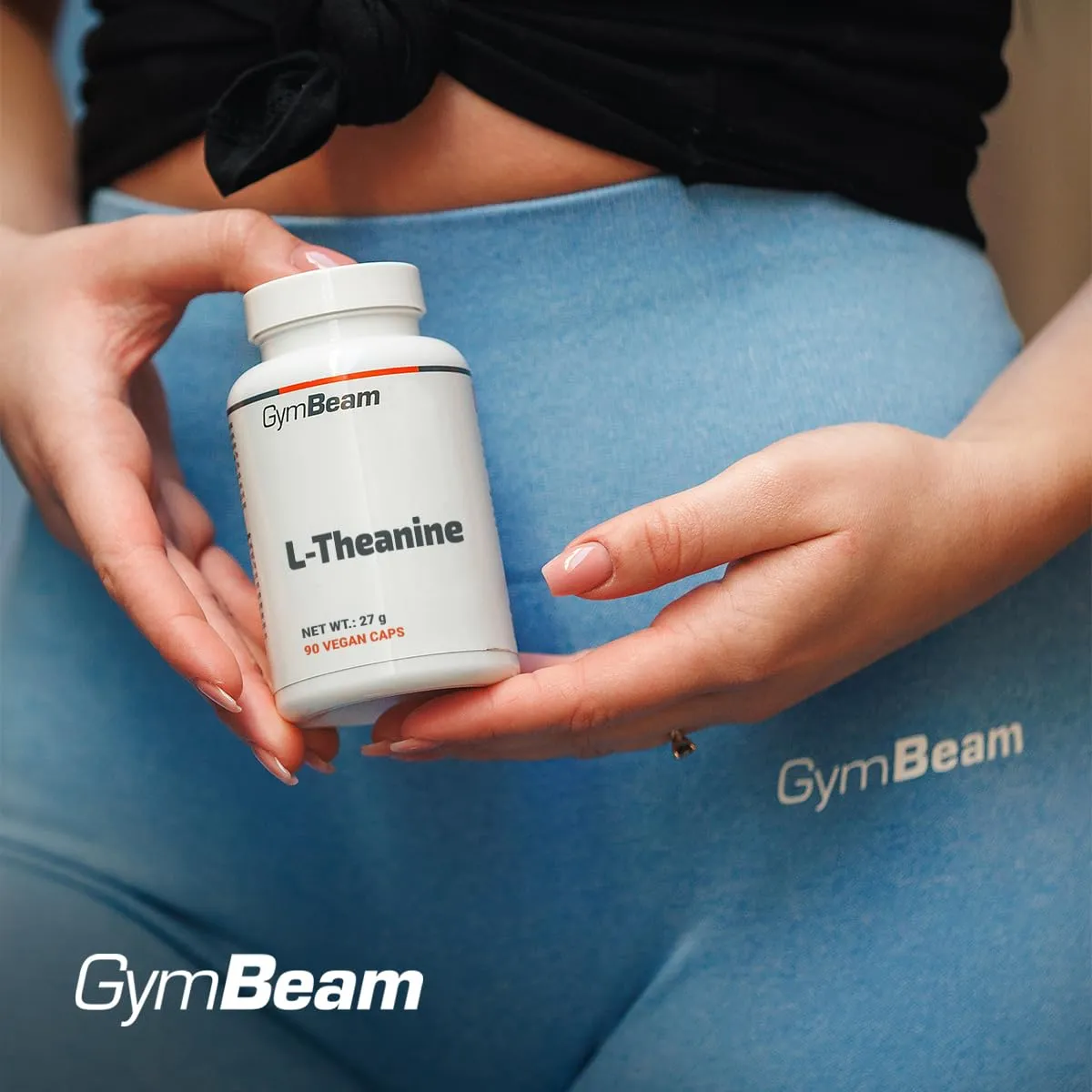 GymBeam L-Theanin Kapseln 90 Stk 100 mg vegan Fokus