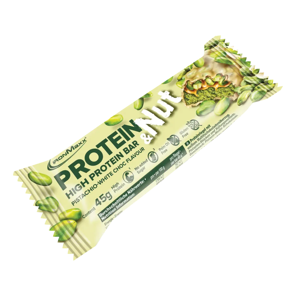 IronMaxx Protein & Nut Riegel 45 g Pistazie-White Choc