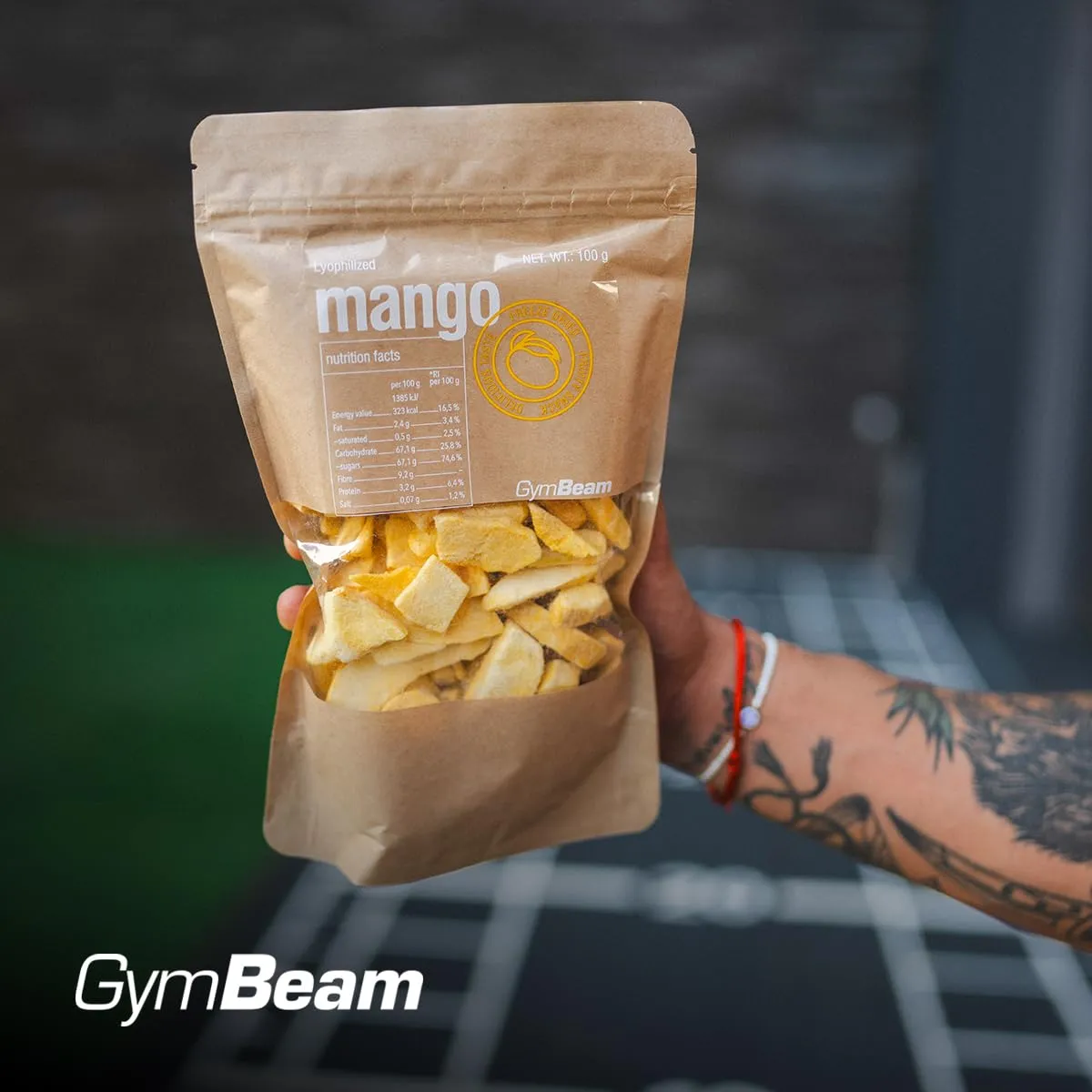 GymBeam Mango gefriergetrocknet 100 g ohne Zucker