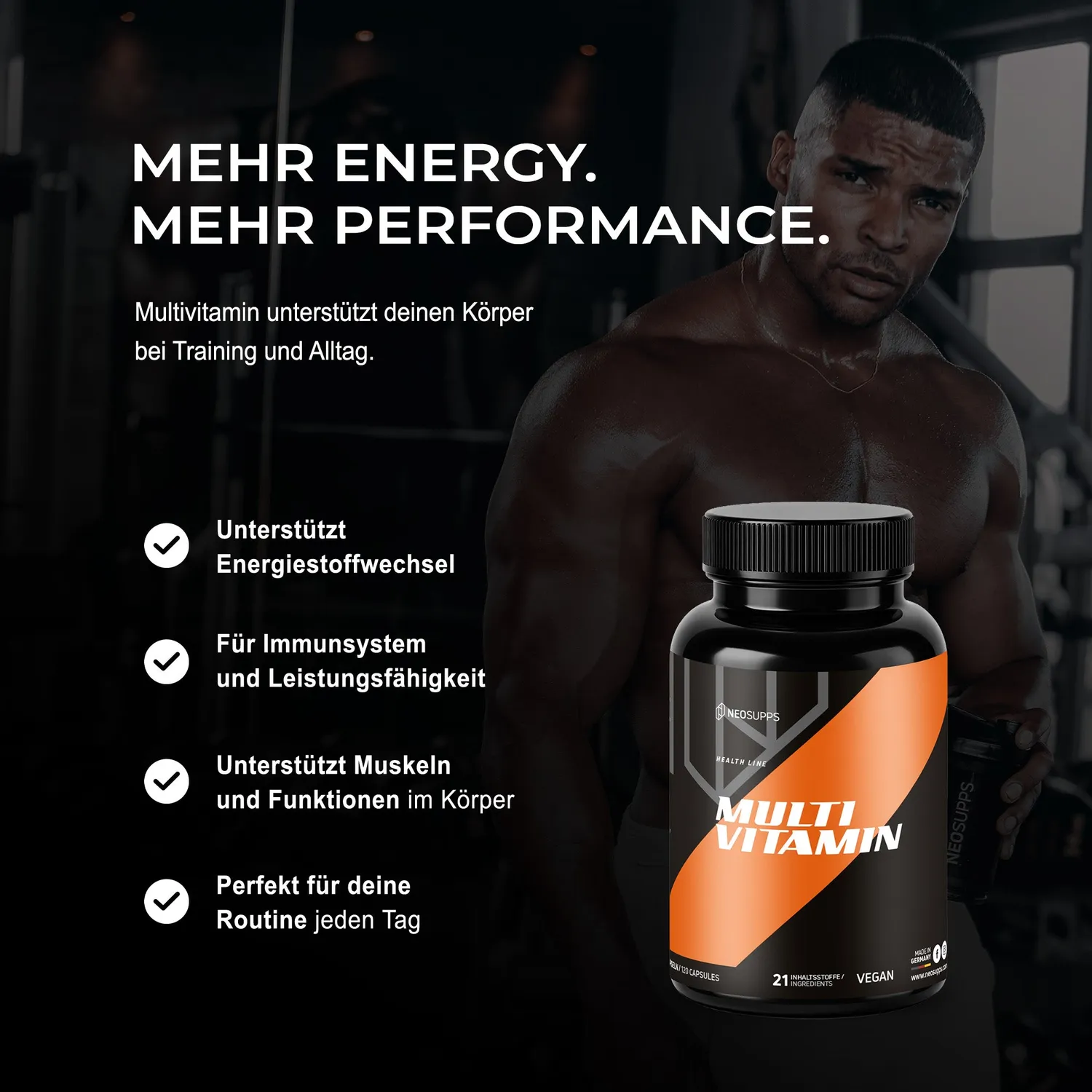 Neosupps Multivitamin Kapseln 120 Kapseln vegan