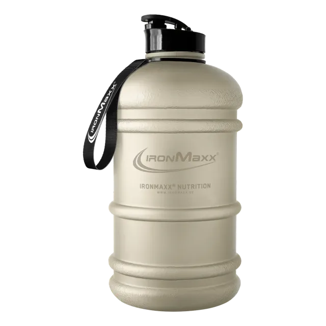 IronMaxx Water Gallon Trinkflasche 2200ml Sandstone Beige BPA-frei