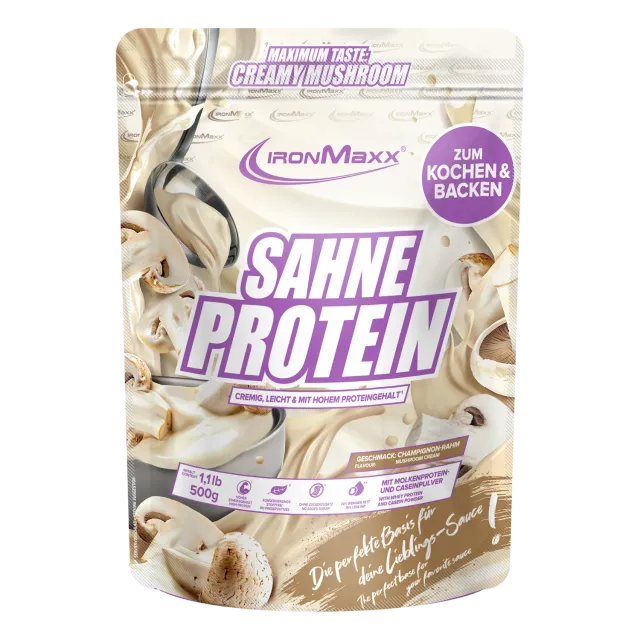 IronMaxx Sahne Protein Champignon Rahm Sahne 500g High Protein