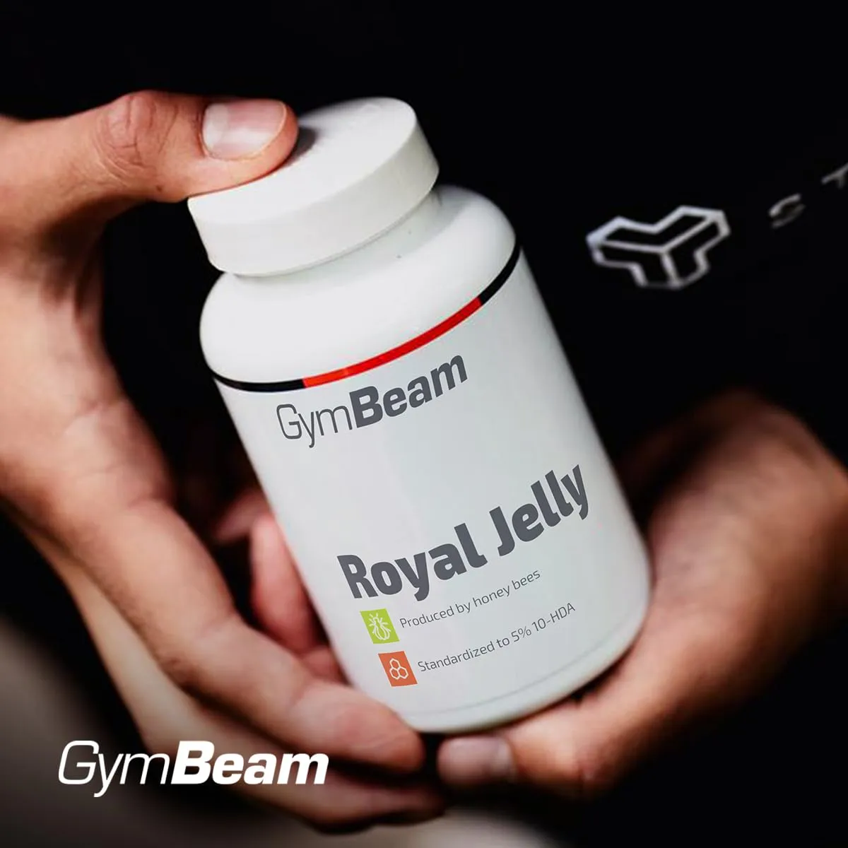 GymBeam Royal Jelly Kapseln 5% 10-HDA 60 Kapseln
