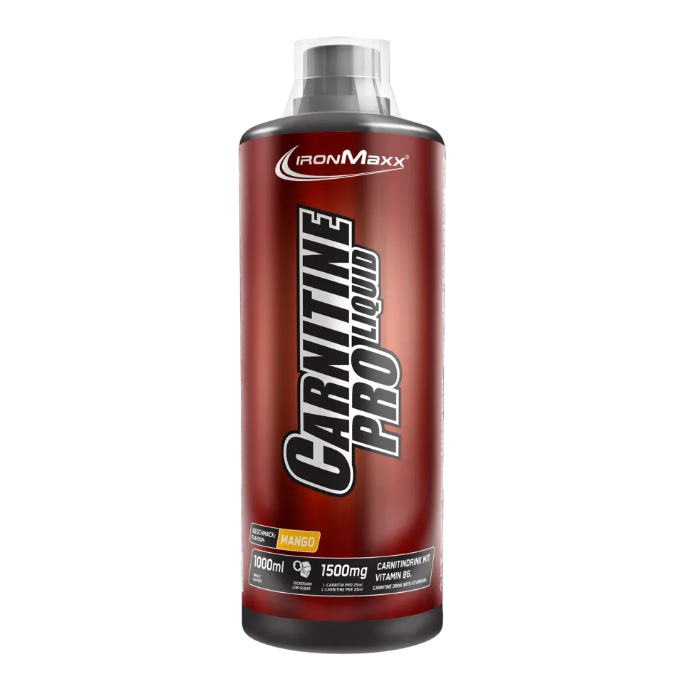 IronMaxx Carnitine Pro Liquid L-Carnitin 1000ml Mango hochdosiert