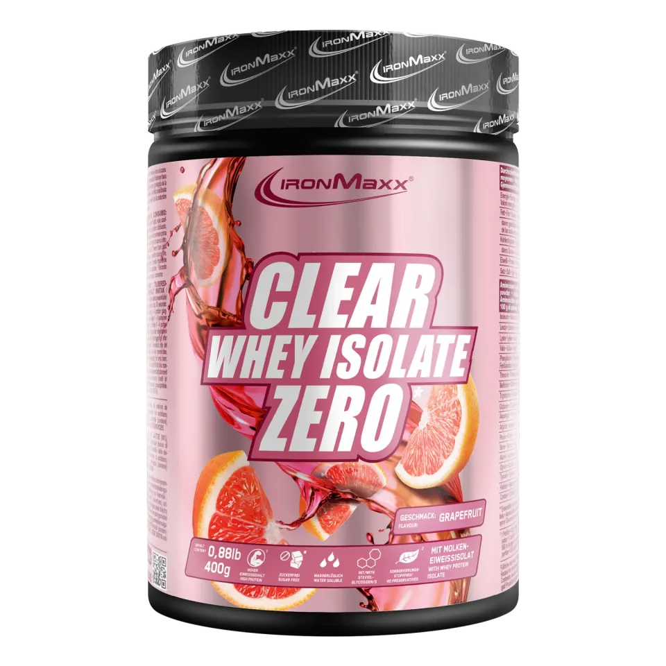 IronMaxx Clear Whey Isolate ZERO Grapefruit 400 g