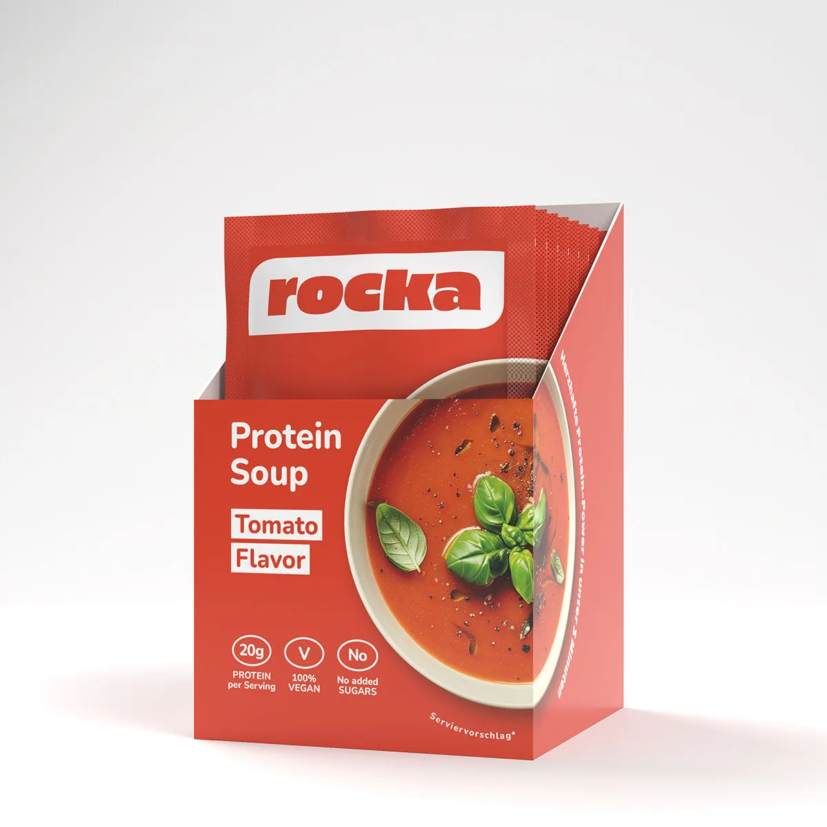 Rocka Protein Soup Curry 8x45g vegan 20g Protein
