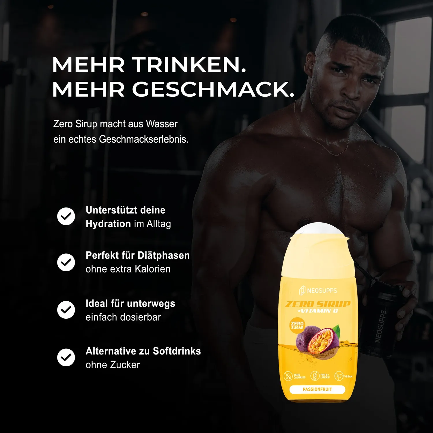 Neosupps Zero Sirup Passionfruit 65ml kalorienfrei