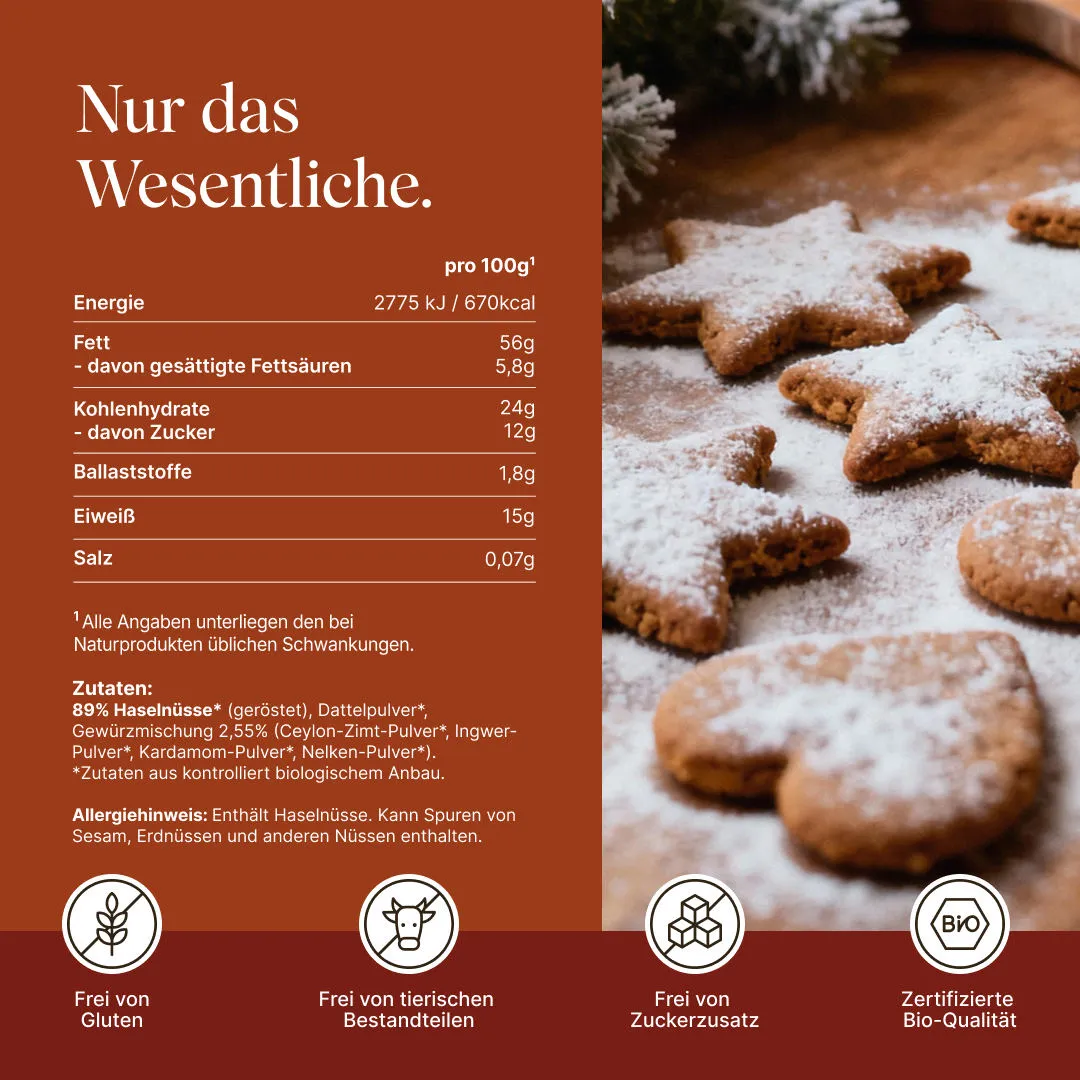 Vetain Bio Lebkuchencreme Aufstrich 200 g vegan