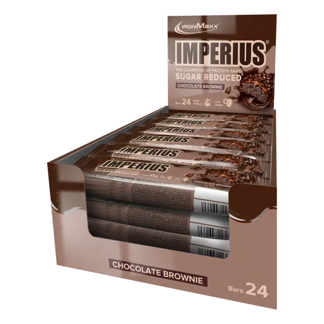 IronMaxx Imperius Proteinriegel 24x45g Chocolate Brownie High Protein